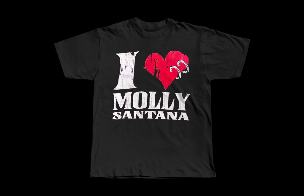 Molly Santana I Love mollysantana00 | Heavyweight Black Tee