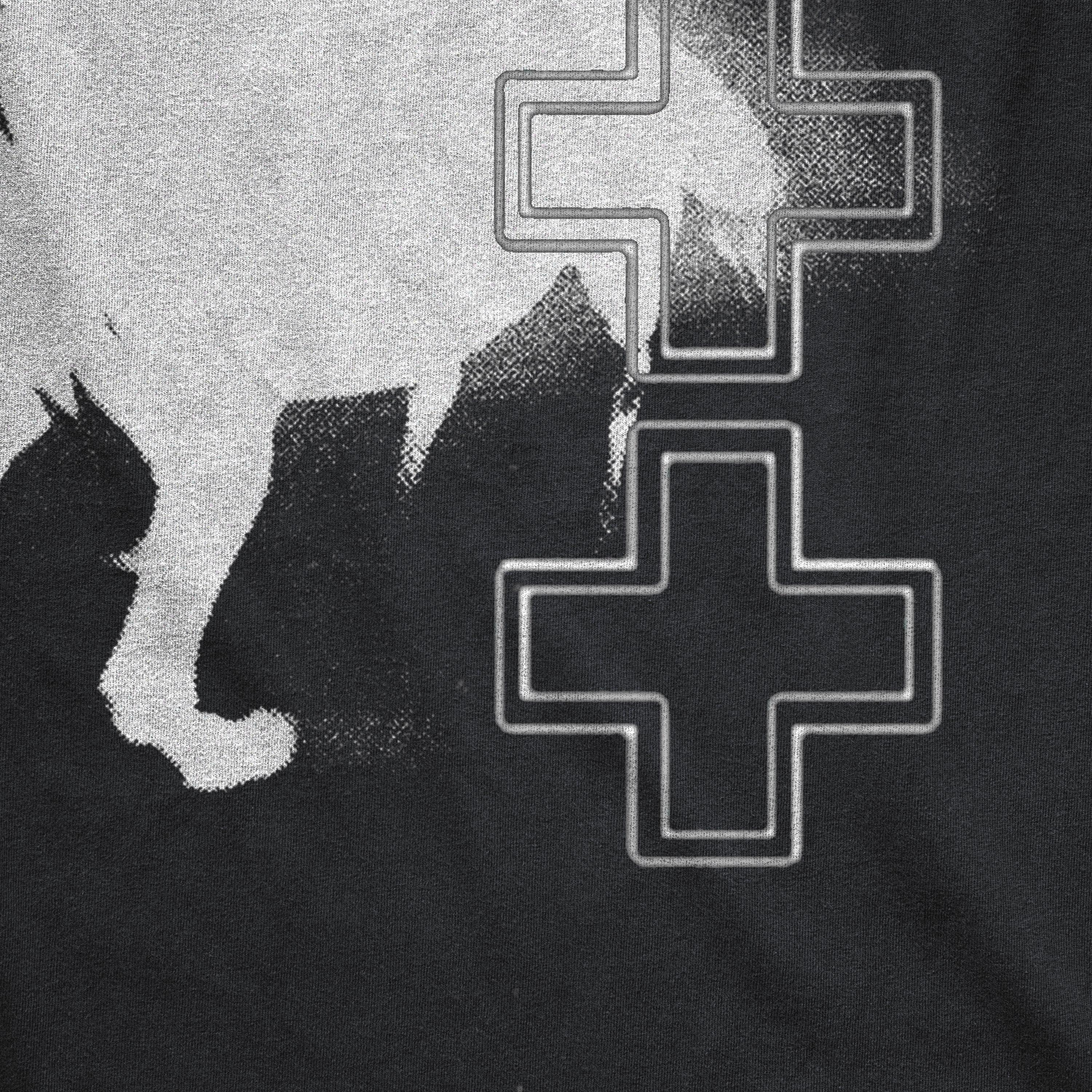 2hollis  Fleeced Boxy Hoodie | Black Heavyweight Streetwear