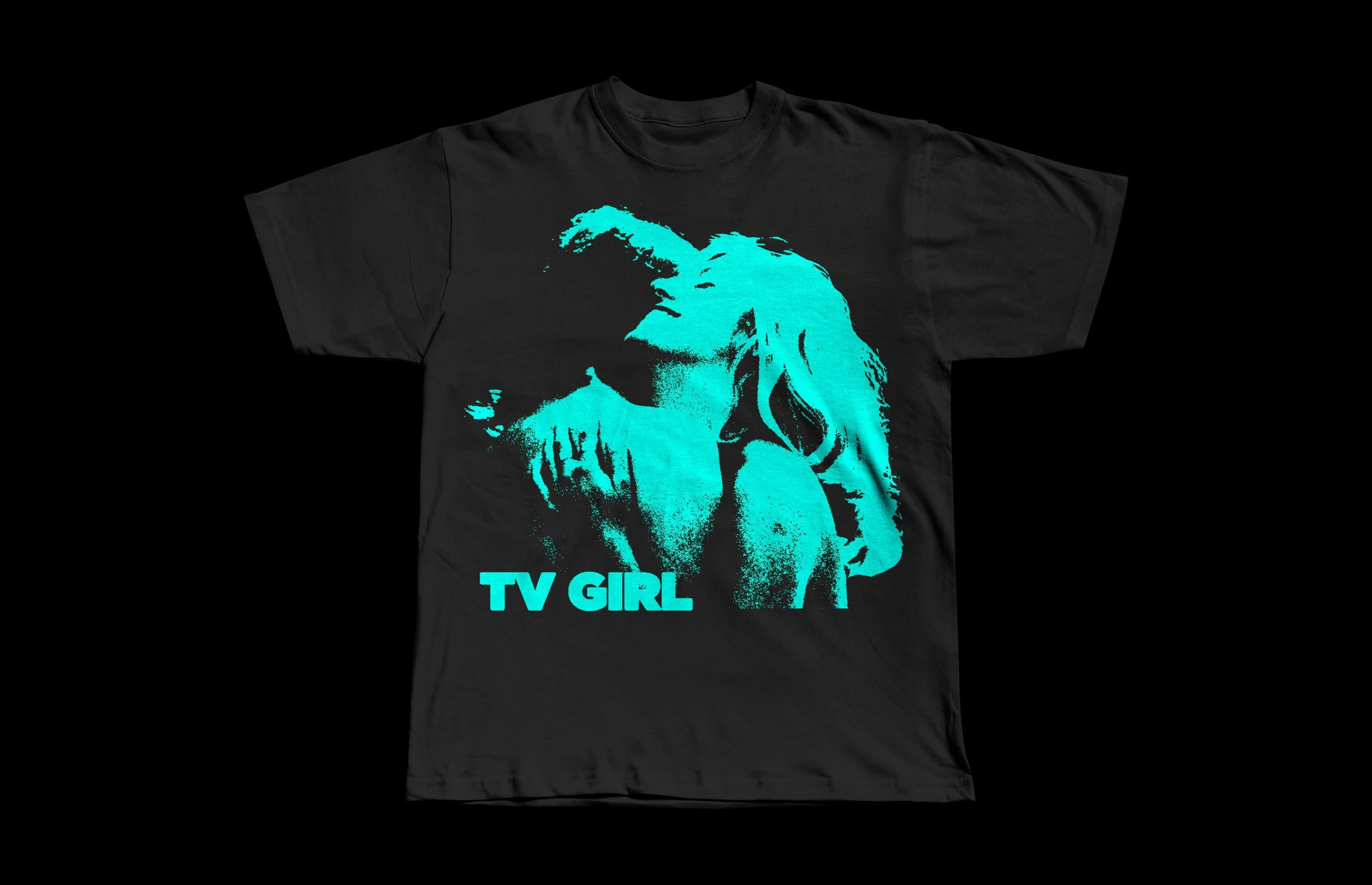 Limited TV Girl Tee |  Teal Premium Exclusive Heavyweight