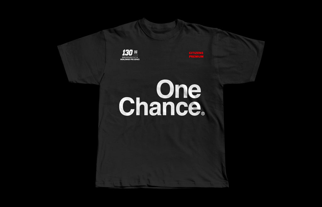 Xaviersobased "One Chance" | Heavyweight Black Tee