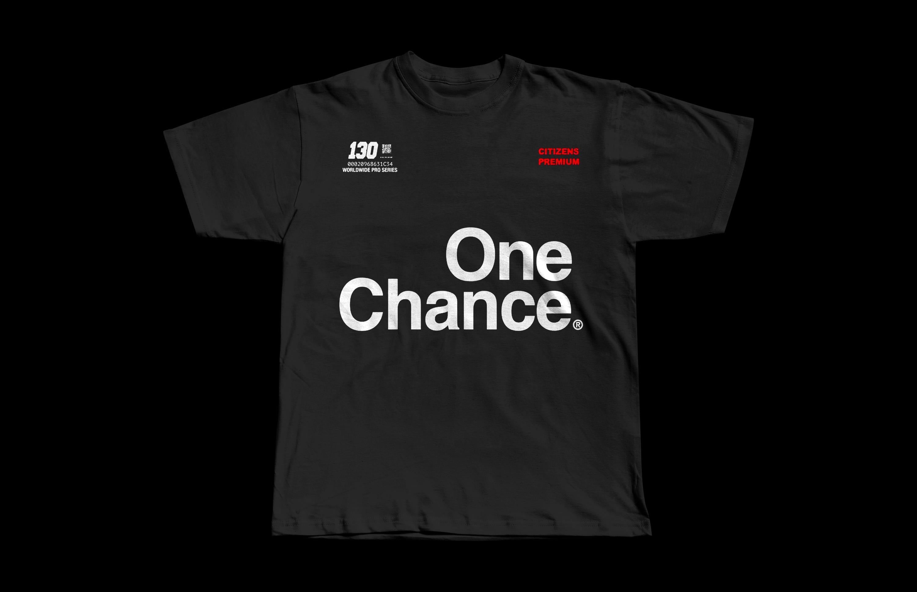 Xaviersobased "One Chance" | Heavyweight Black Tee