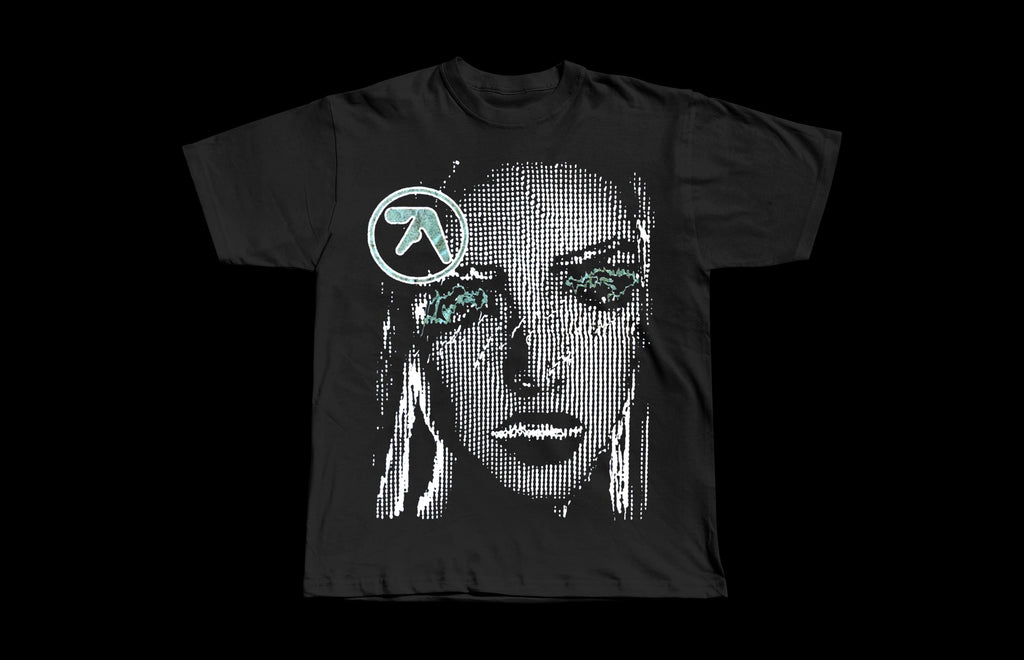 Aphex twins Static Dreams | Heavyweight Black Tee