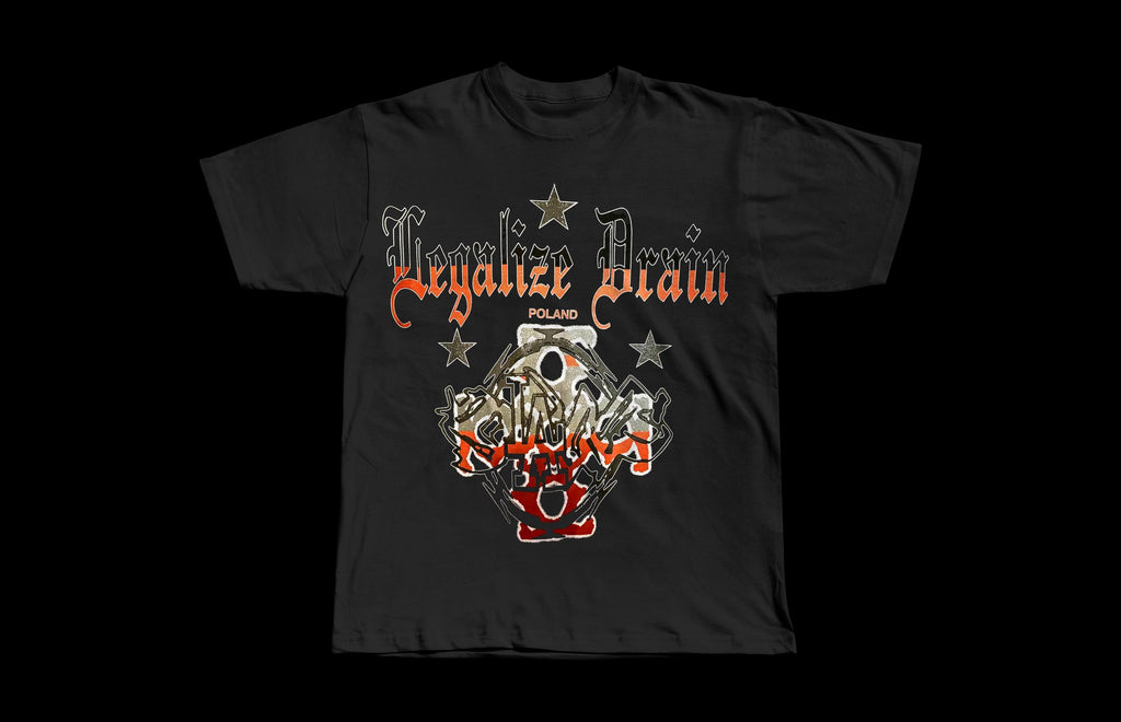 Bladee "Legalize Drain Poland" T-shirt