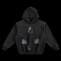 2hollis Fleeced Boxy Hoodie | Black Unisex Heavyweight
