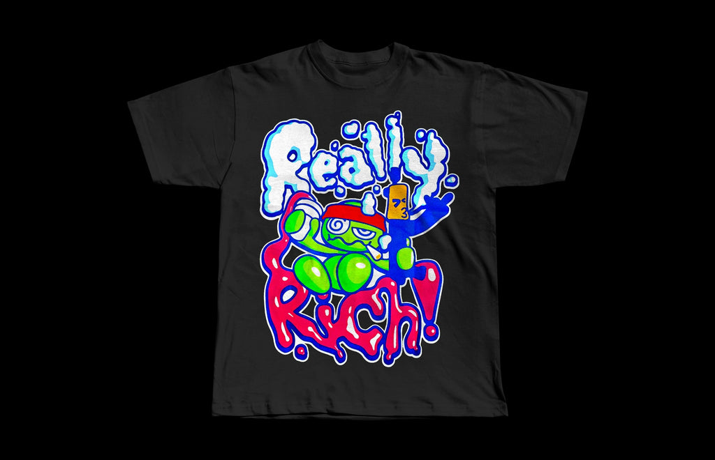 RR KanKan Really Rich Frog Tee | Premium Heavyweight