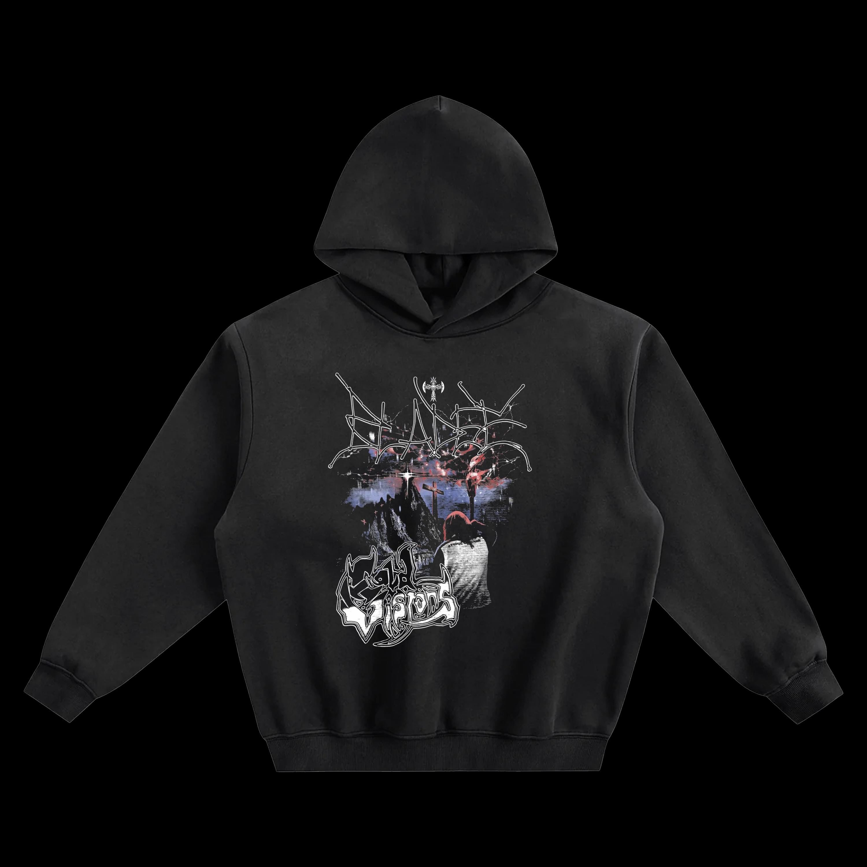 Drain Gang Bladee | Fleeced Boxy Hoodie