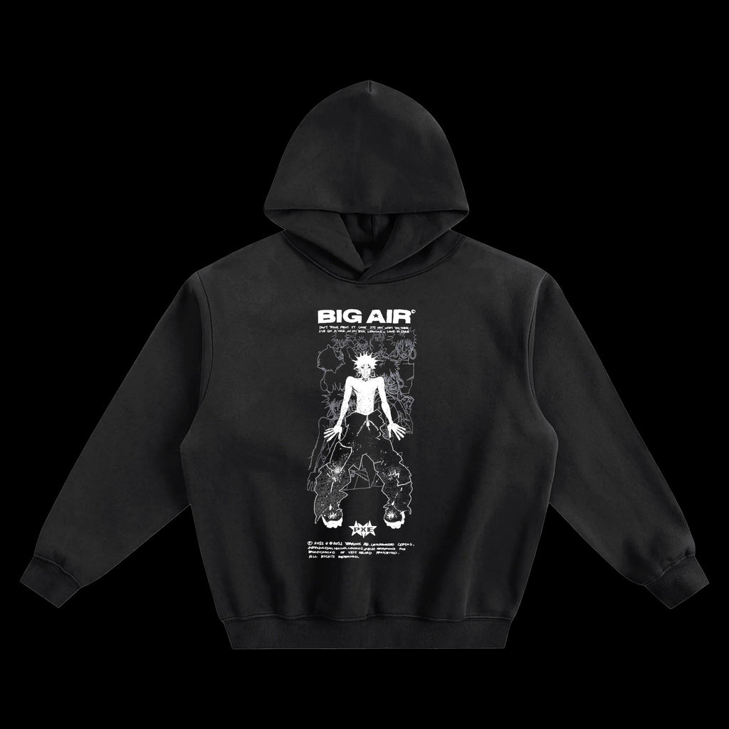 Ecco2K “PXE” Inspired Fleeced Boxy Hoodie